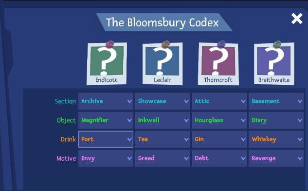 The Bloomsbury Codex correct code