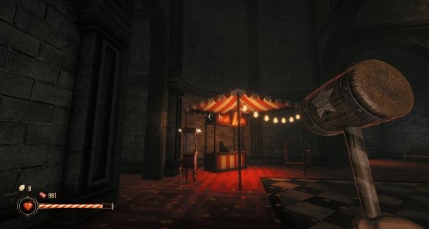 Route to the first secret in the Lobby