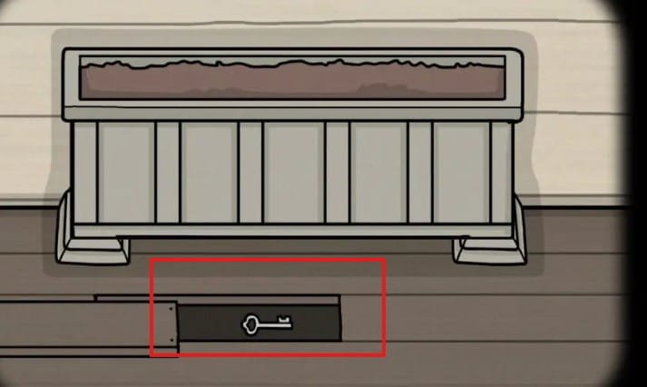 Use the rod to remove the wooden piece