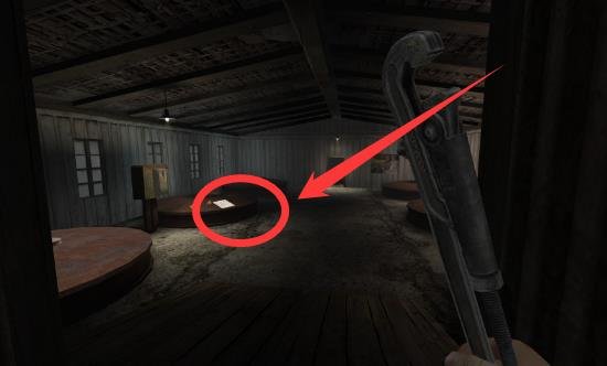 The fifth note lying on the ground to the left of the elevator exit in Kolhoz 2.